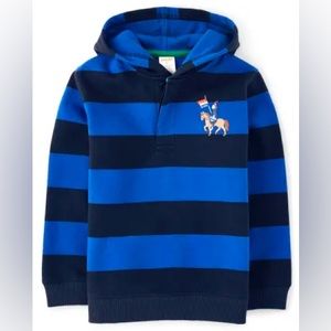 Boys Striped Hoodie - Knights And Dragons - Tidal 3t